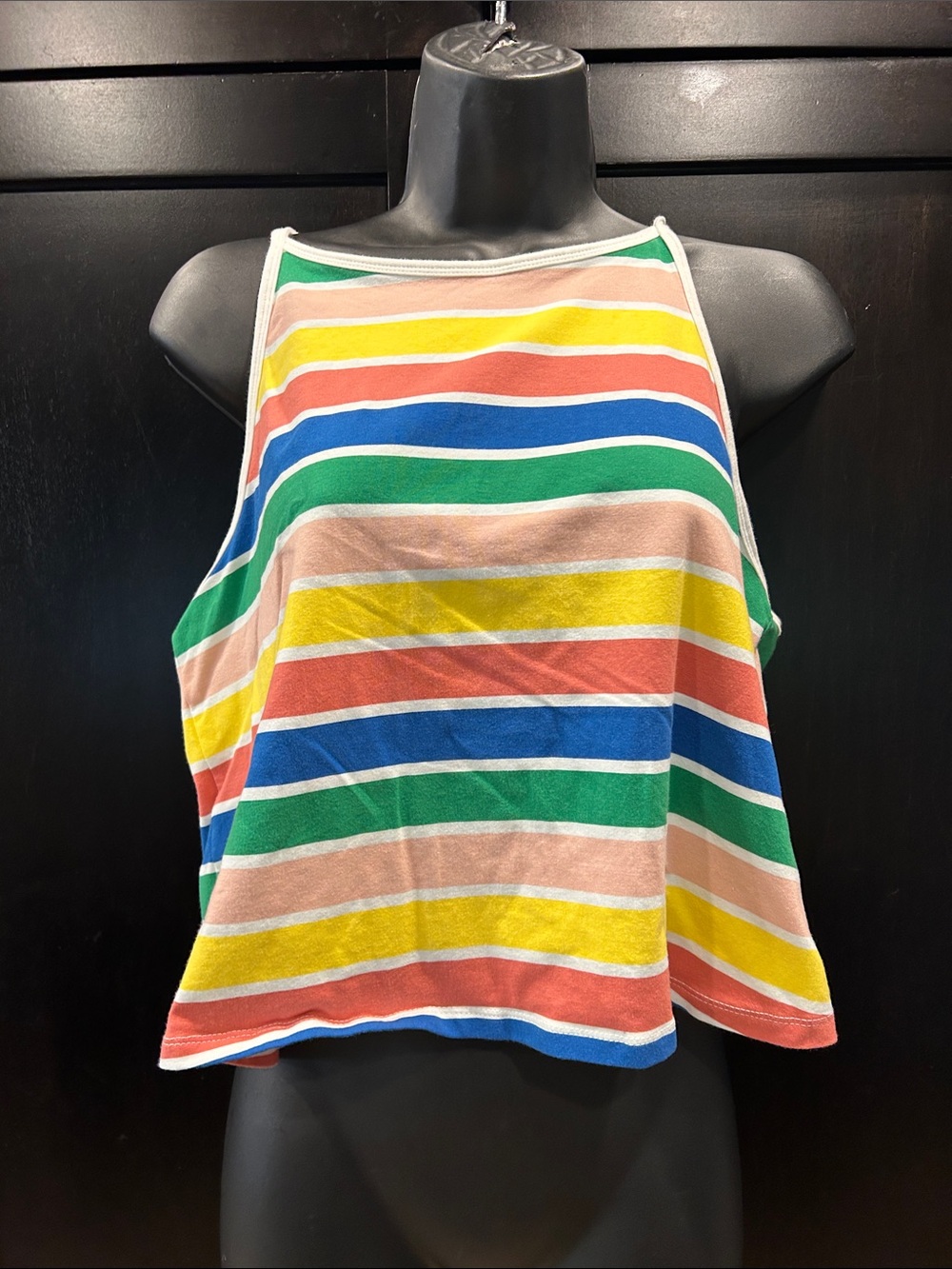 Torrid brand rainbow tank crop top